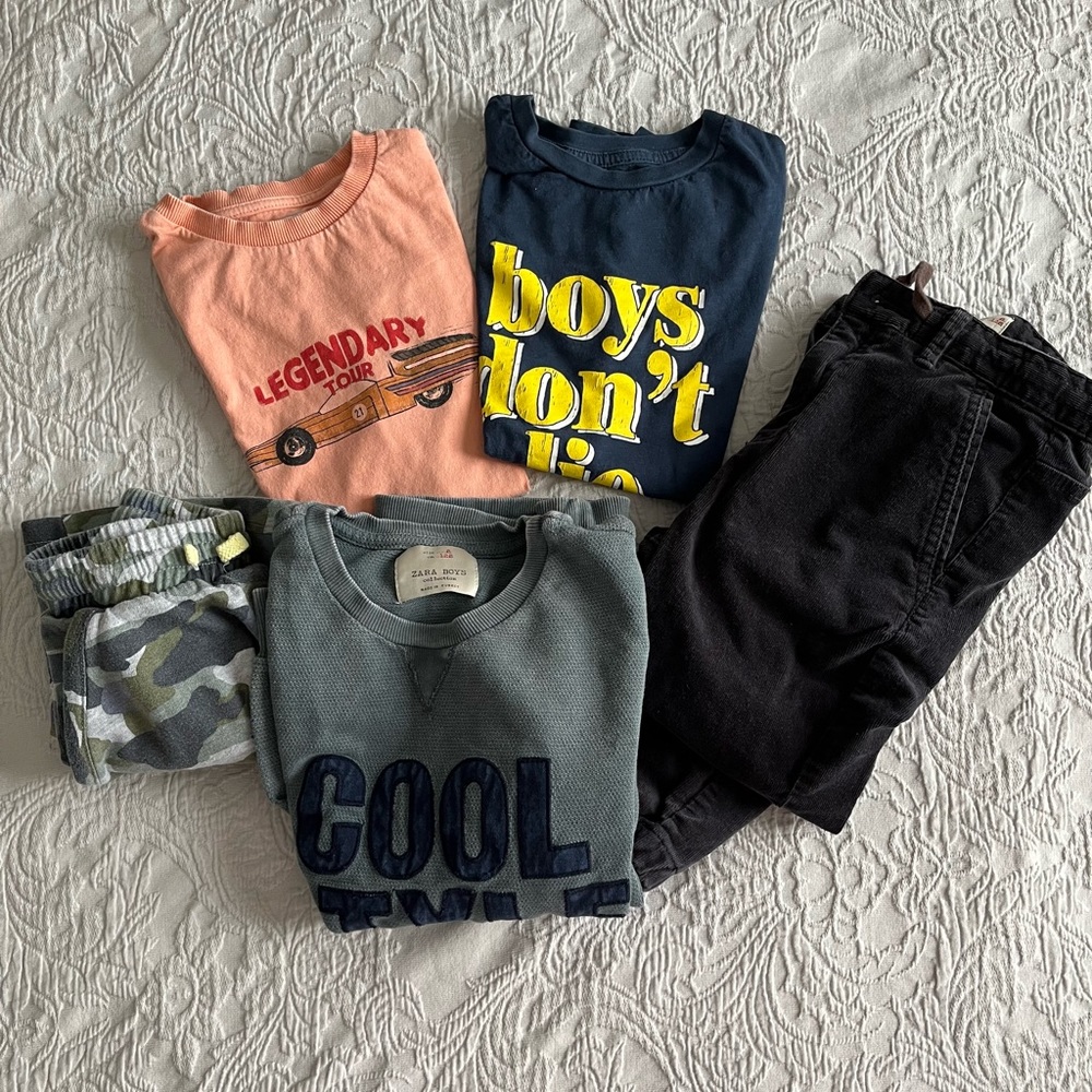 Boys Zara kids clothing lot. 5 piece lot. Size 8.